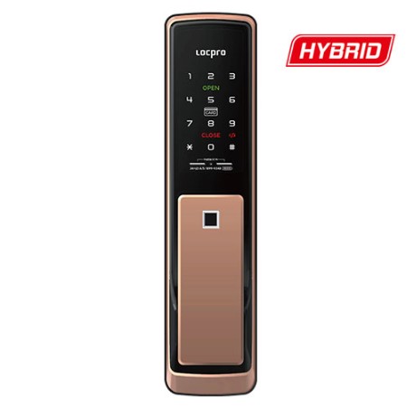 락프로 H5000SFH (푸시풀/번호+카드+지문 3WAY)※신형