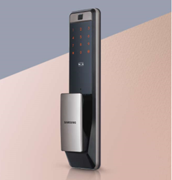 SHP-DP960(푸시풀(골드색상)/번호+카드+지문+비상키+스마트폰 App)5WAY